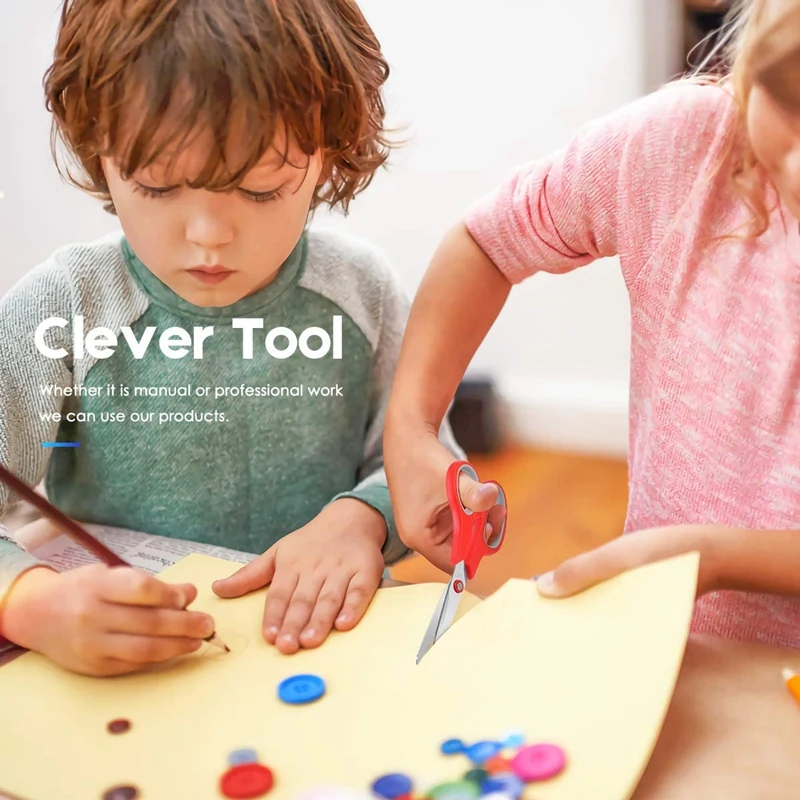 20Pcs 8Inch Multipurpose Scissors, Soft Comfort-Grip Handles Stainless Steel Sharp Scissors for School Office Home 
20Pcs 8Inch Multipurpose Scissors, Soft Comfort-Grip Handles Stainless Steel Sharp Scissors for School Office Home