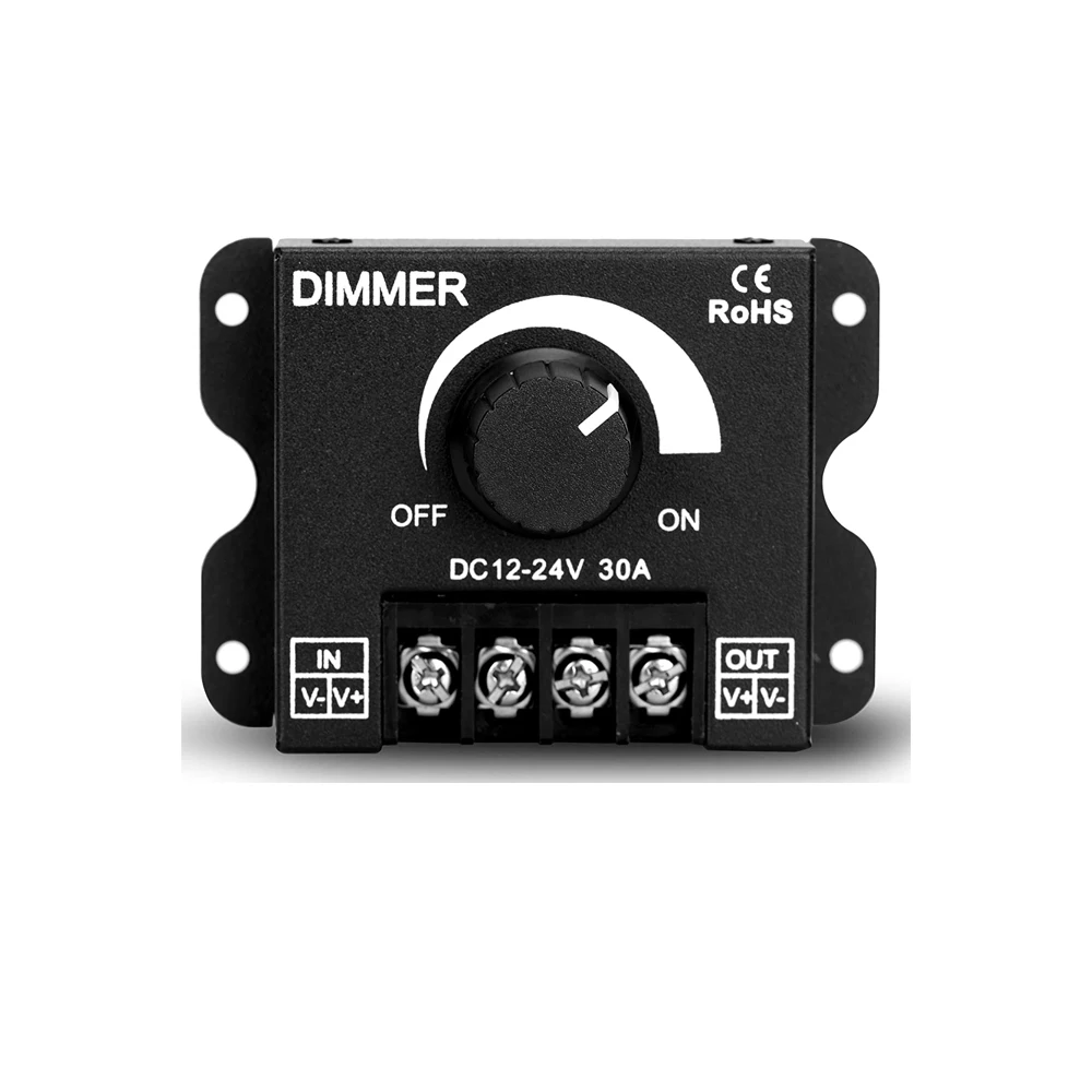 Светодиодный диммер DC12V-24V 30A ШИМ-переключатель яркость регулируемый светильник регулятор затемнения для одного цвета светодиодный светиль...
Светодиодный диммер DC12V-24V 30A ШИМ-переключатель яркость регулируемый светильник регулятор затемнения для одного цвета светодиодный светиль...