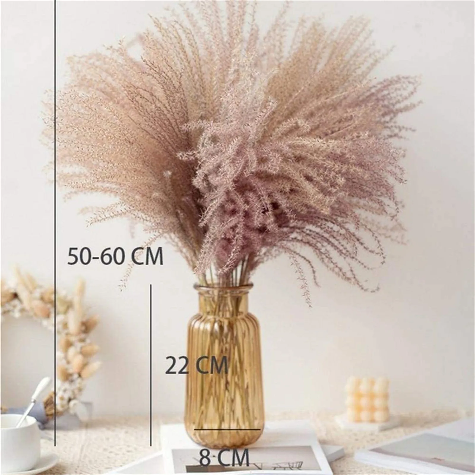 Pampas Grass 60 cm Natural Dried Flower Decorative Dried Flowers Artificia for Wedding Party Decoration Fake Flowers Home Dcor
Pampas Grass 60 cm Natural Dried Flower Decorative Dried Flowers Artificia for Wedding Party Decoration Fake Flowers Home Dcor