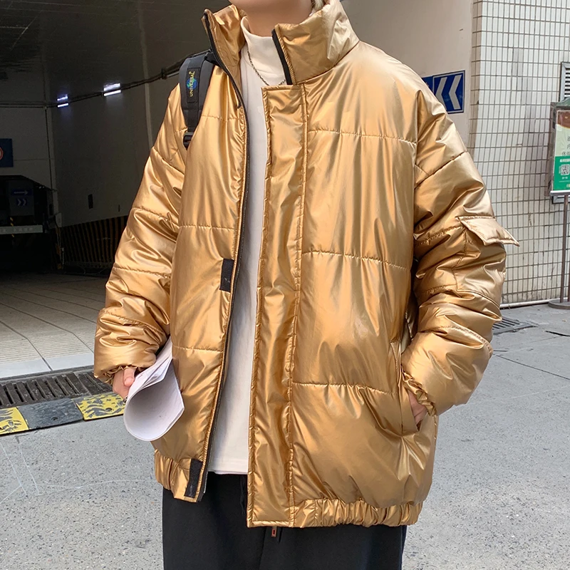Winter Thickened Shiny Jacket Men Warm Fashion Casual Stand Collar Coat Men Streetwear Loose Short Coat Mens Parker Clothes
Winter Thickened Shiny Jacket Men Warm Fashion Casual Stand Collar Coat Men Streetwear Loose Short Coat Mens Parker Clothes