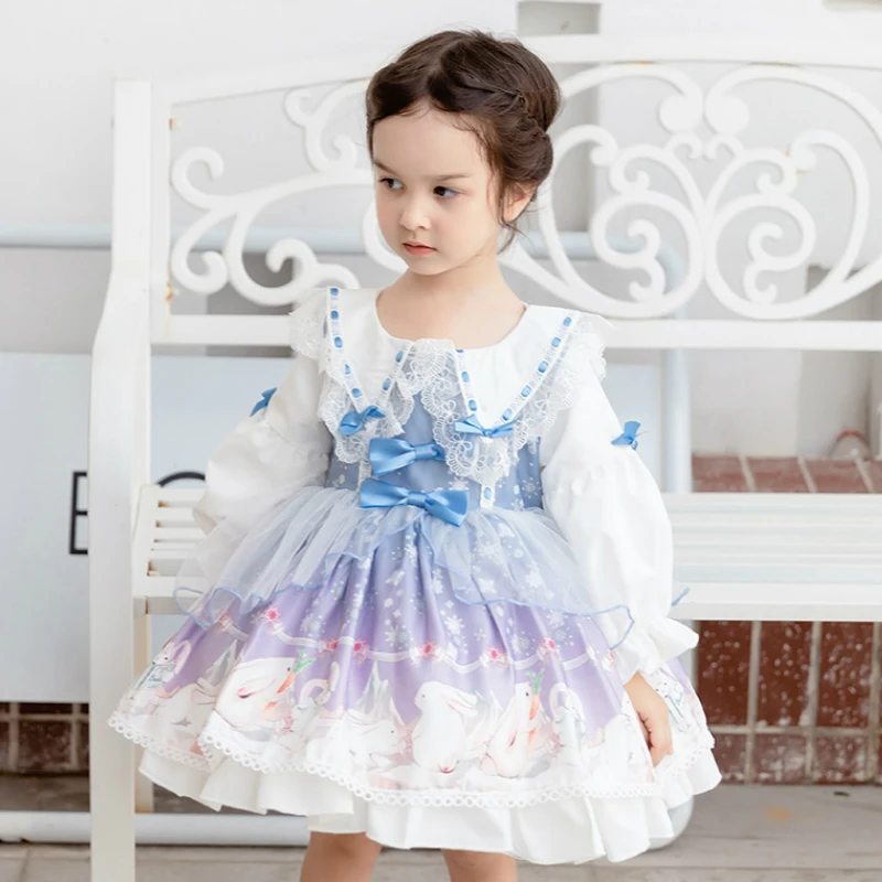 Spanish Lolita Dress Birthday Party Girls Tutu Dress Christmas Princess Costume Long Sleeve Autumn Dress for Girls Frocks Dress
Spanish Lolita Dress Birthday Party Girls Tutu Dress Christmas Princess Costume Long Sleeve Autumn Dress for Girls Frocks Dress