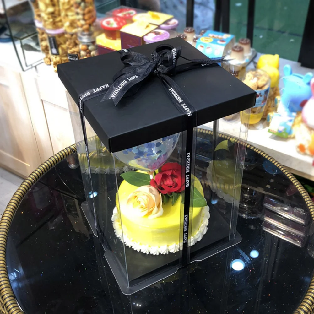 4pcs Lovely Cake Wrapping Box Birthday Cake Packing Box Crafted Dessert Box 
4pcs Lovely Cake Wrapping Box Birthday Cake Packing Box Crafted Dessert Box