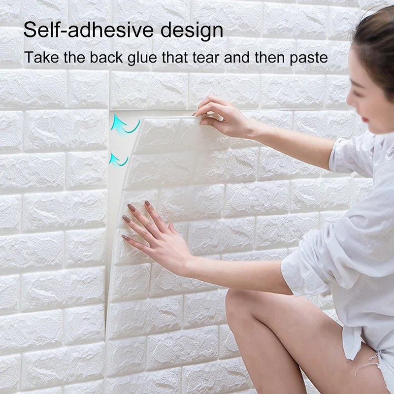 3D Tile Brick Wall Sticker Waterproof Foam Panel Wallpaper 10PCS 35*38cm Wall Decals Brick Pattern For Living Room Bedroom
3D Tile Brick Wall Sticker Waterproof Foam Panel Wallpaper 10PCS 35*38cm Wall Decals Brick Pattern For Living Room Bedroom