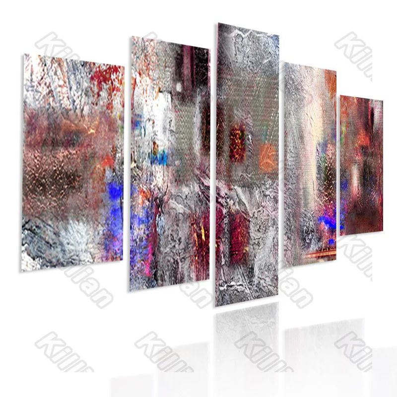 Abstract Style Mural Canvas Paintings Modular Bed Home Decor Prints 5 Pieces Red Silver Decoration Living Room Wall Fresco
Abstract Style Mural Canvas Paintings Modular Bed Home Decor Prints 5 Pieces Red Silver Decoration Living Room Wall Fresco
