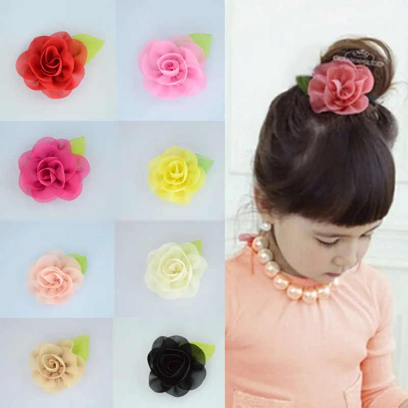 10pcs/lot Sweet Solid Chiffon Fabric Flower Hair Clips Girl's Headdress Hair Accessories Children Fashionable Hairbows Barrettes
10pcs/lot Sweet Solid Chiffon Fabric Flower Hair Clips Girl's Headdress Hair Accessories Children Fashionable Hairbows Barrettes