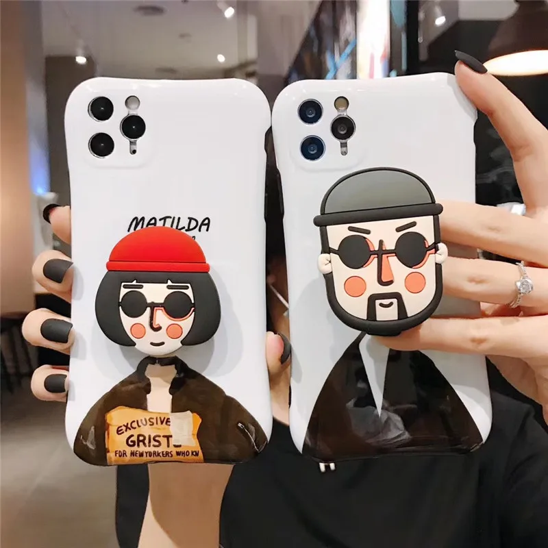 Suitable for Iphone 11 11pro Max 7 8P XR XS Max Anti-fall Mobile Phone Protective Shell with Bracket Mobile Phone Cover
Suitable for Iphone 11 11pro Max 7 8P XR XS Max Anti-fall Mobile Phone Protective Shell with Bracket Mobile Phone Cover