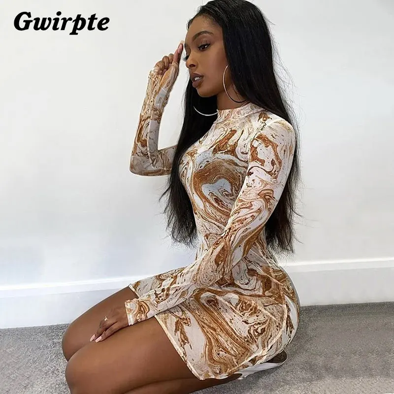 Gwirpte Mesh Hollow Out See Through Print Bodycon Dresses Women Street Casual Long Sleeve Skinny Mini Dress female
Gwirpte Mesh Hollow Out See Through Print Bodycon Dresses Women Street Casual Long Sleeve Skinny Mini Dress female