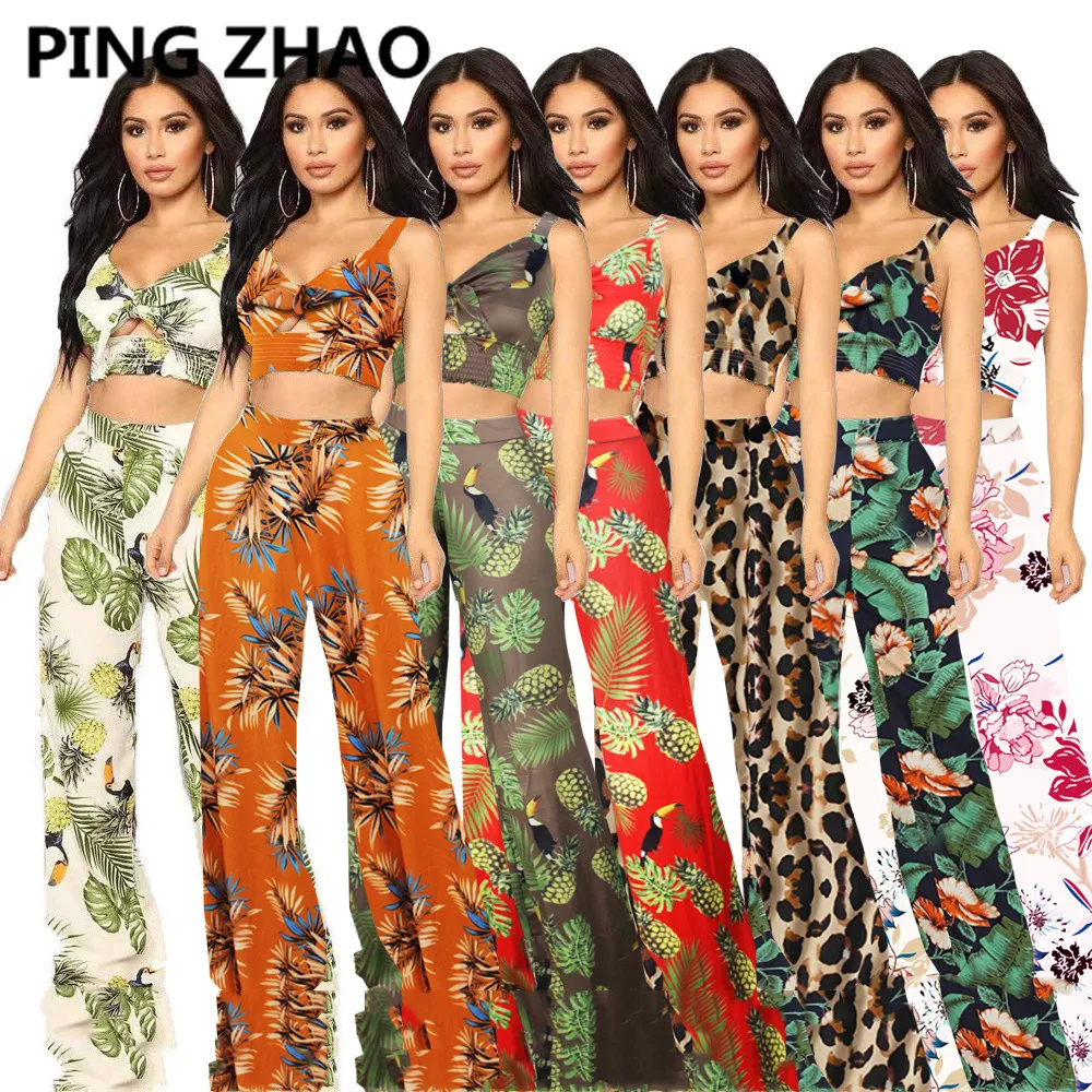 Костюм спортивный женский летний из 2 предметов, топ с принтом в стиле бохо и брюки с широкими штанинами, комплект одежды
Костюм спортивный женский летний из 2 предметов, топ с принтом в стиле бохо и брюки с широкими штанинами, комплект одежды