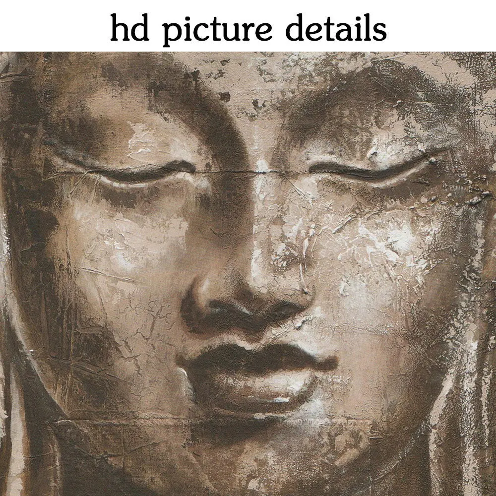 100% Handpainted by Artist Canvas Painting Wall Art Religion Picture Abstract Buddha Head Oil Painting For Home Decoration
100% Handpainted by Artist Canvas Painting Wall Art Religion Picture Abstract Buddha Head Oil Painting For Home Decoration