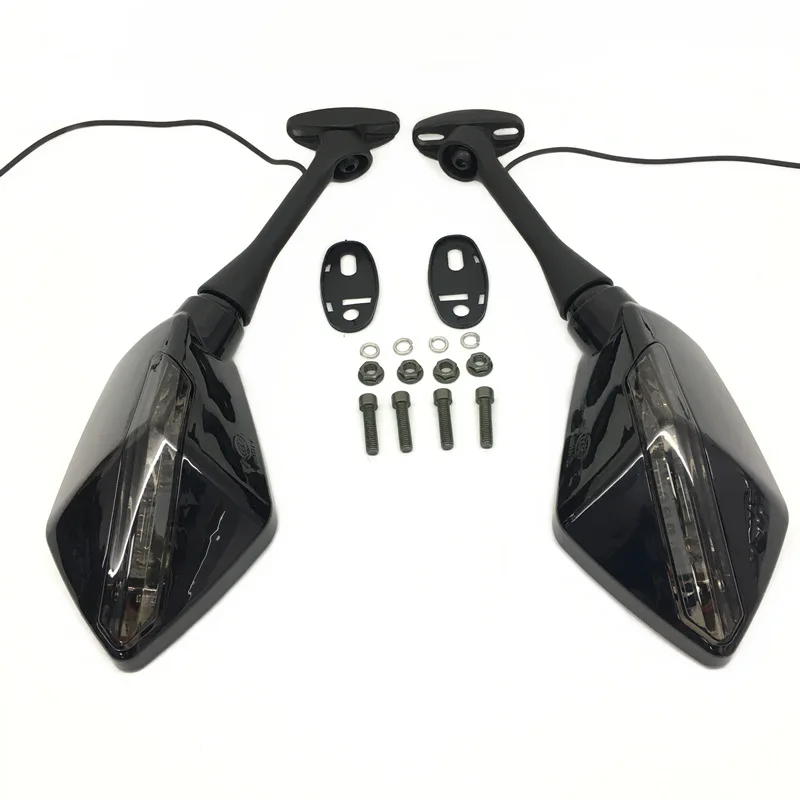 Universal Motorcycle Rear View Side Wing Mirrors w/ LED Turn Signal Light For Yamaha YZF R1 YZF 600 YZF R6 R6s FZ1 FAZER
Universal Motorcycle Rear View Side Wing Mirrors w/ LED Turn Signal Light For Yamaha YZF R1 YZF 600 YZF R6 R6s FZ1 FAZER