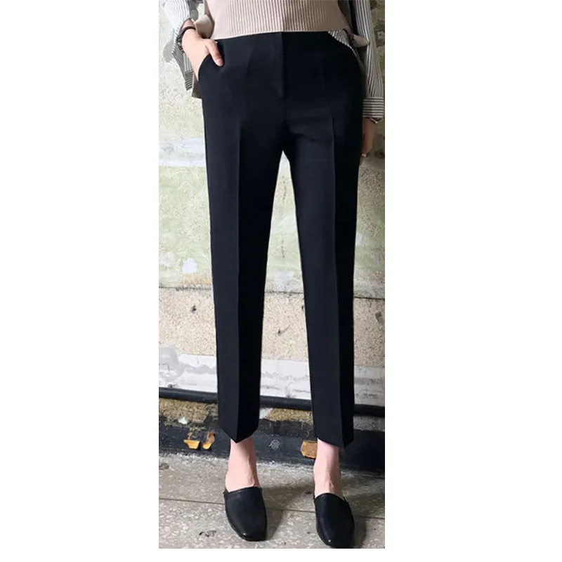 nine minutes of pants straight chic tall waist overalls ol professional small trousers for women summer work overalls
nine minutes of pants straight chic tall waist overalls ol professional small trousers for women summer work overalls