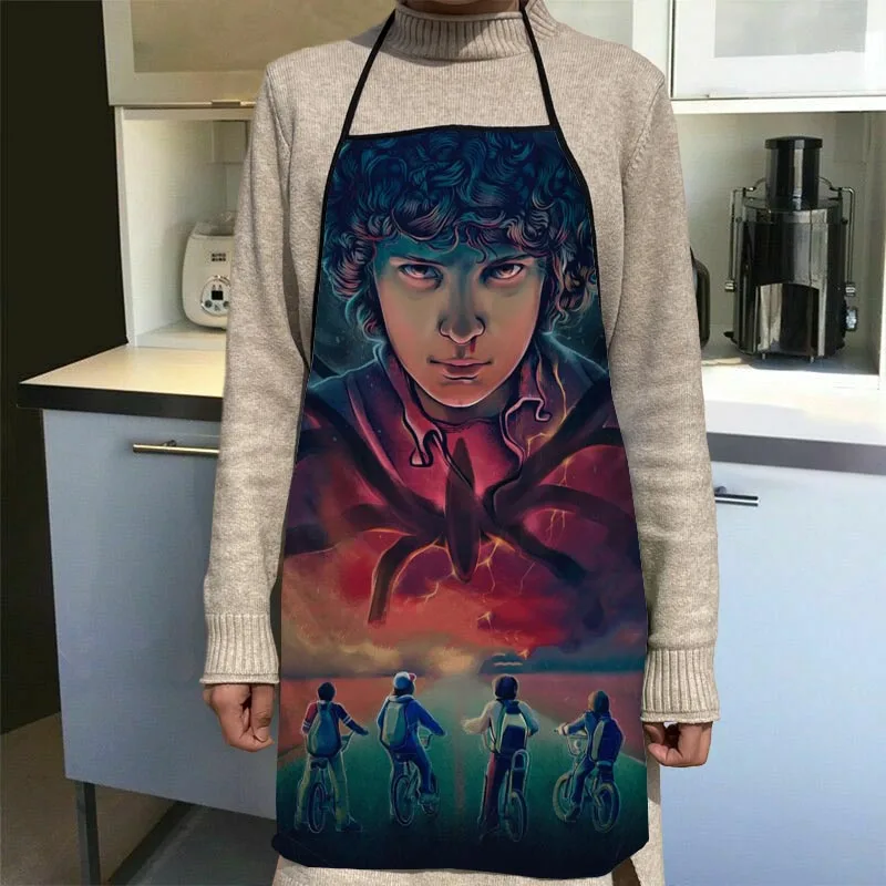 Stranger Things Aprons Home Coffee Shop Cleaning Aprons Anti-Dirty Kitchen Accessories For Men Women 50x75cm,68x95cm Funy Gift
Stranger Things Aprons Home Coffee Shop Cleaning Aprons Anti-Dirty Kitchen Accessories For Men Women 50x75cm,68x95cm Funy Gift