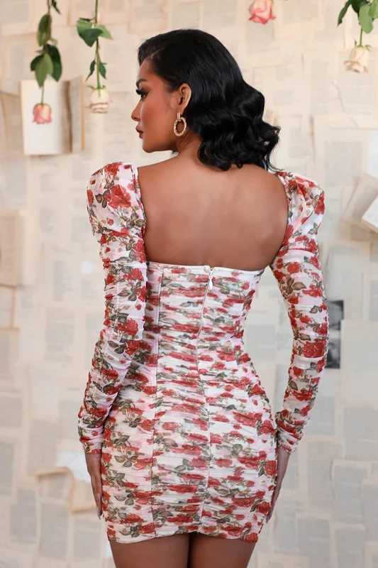 2021 New Printed Draped Long Sleeve Summer Women's Sexy Fashion Celebrity Club Party Mini Bandage Dress
2021 New Printed Draped Long Sleeve Summer Women's Sexy Fashion Celebrity Club Party Mini Bandage Dress