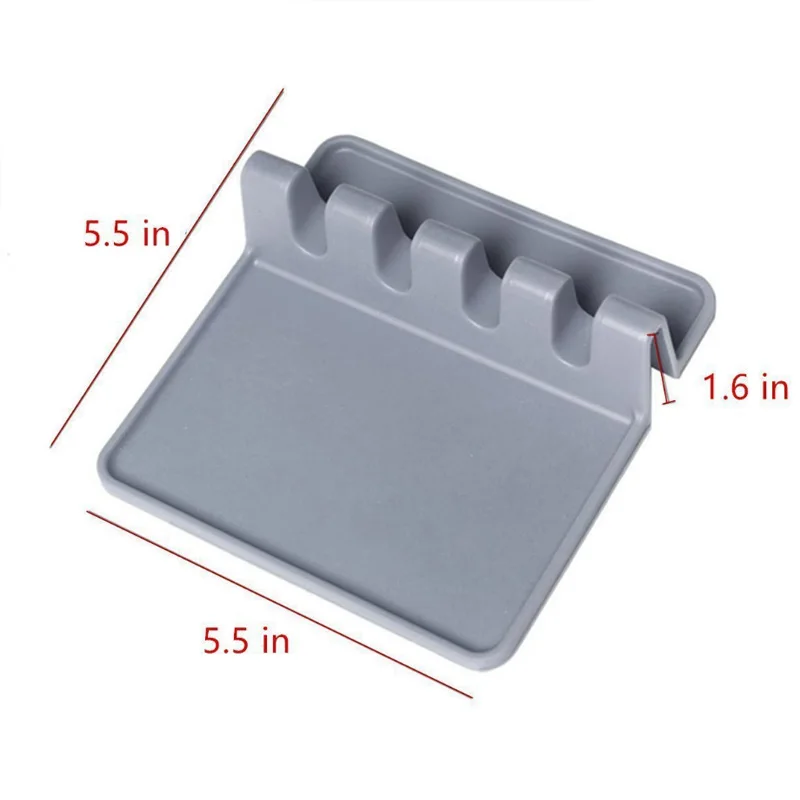 Silicone Spoon Drain Pad Multifunction Kitchen Anti-pollution Tableware Spatula Desktop Storage Holders Practical Cooking Tools
Silicone Spoon Drain Pad Multifunction Kitchen Anti-pollution Tableware Spatula Desktop Storage Holders Practical Cooking Tools
