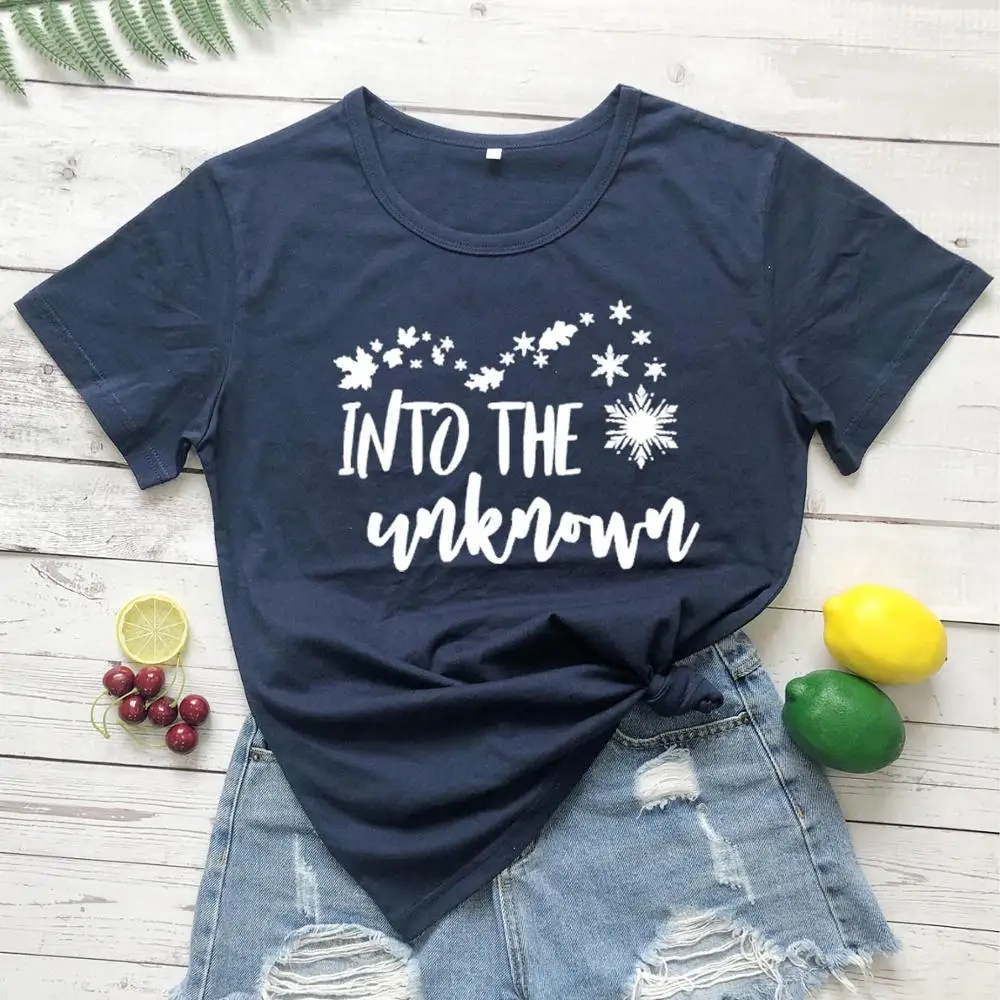 Frozen Shirt Into The Unknown T-Shirt Cartoon Shirt Elsa Shirt Summer Women Fashion Shirt Casual Round Collar tees-M973
Frozen Shirt Into The Unknown T-Shirt Cartoon Shirt Elsa Shirt Summer Women Fashion Shirt Casual Round Collar tees-M973