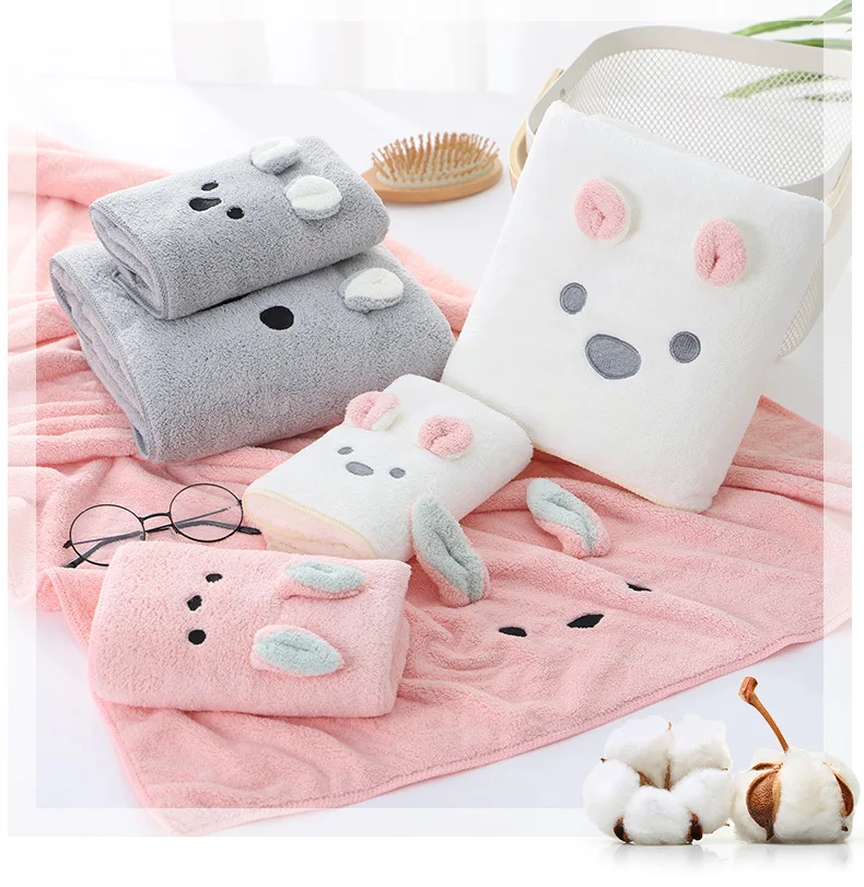 Cartoon Embroidered 350g High Density Coral Fleece Bath Towel Towel Picture Set Adult Bath Towel Towel Coral Fleece Beach Towel
Cartoon Embroidered 350g High Density Coral Fleece Bath Towel Towel Picture Set Adult Bath Towel Towel Coral Fleece Beach Towel