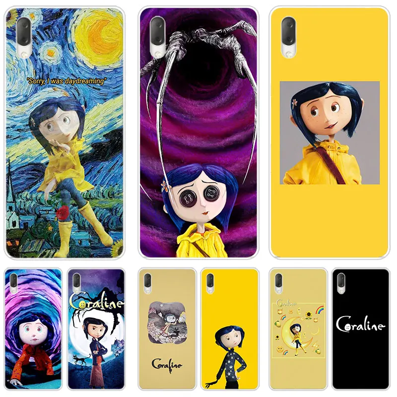 Чехол Coraline и magic door Для Sony Xperia X XA XA1 XA2 Ultra L1 L2 L3 XZ3 M4 Aqua Z3 Z5 Premium E5 XZ XZ1 XZ2 Compact | Мобильные