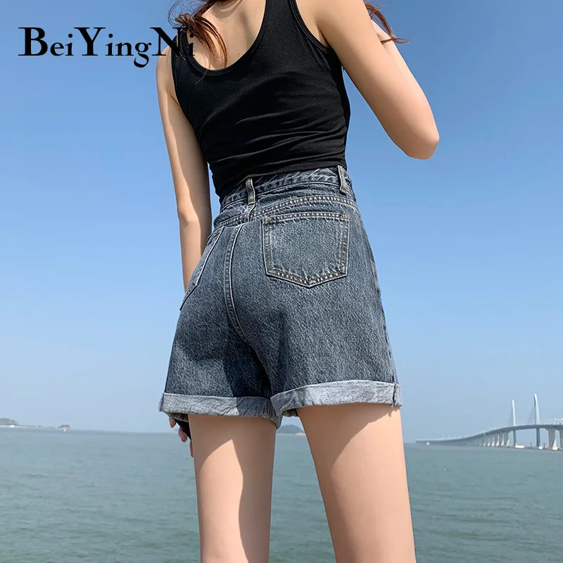 Beiyingni High Waist Wide Leg Shorts Jeans Womens Crimping Short Cowboys 2021 Slim Oversized Denim Shorts Street Korean Clothes
Beiyingni High Waist Wide Leg Shorts Jeans Womens Crimping Short Cowboys 2021 Slim Oversized Denim Shorts Street Korean Clothes