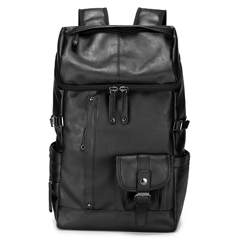 Модный мужской рюкзак из искусственной кожи, дорожные сумки для ноутбука с несколькими карманами, Мужская водонепроницаемая деловая сумка ... 
Модный мужской рюкзак из искусственной кожи, дорожные сумки для ноутбука с несколькими карманами, Мужская водонепроницаемая деловая сумка ...