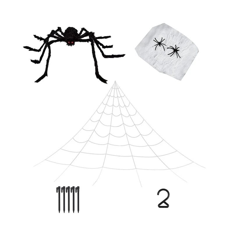Halloween Decorations - Scary Decorations Set Comes with Fake Spider Spider Webs Props for Outdoor , Indoor, Decor
Halloween Decorations - Scary Decorations Set Comes with Fake Spider Spider Webs Props for Outdoor , Indoor, Decor