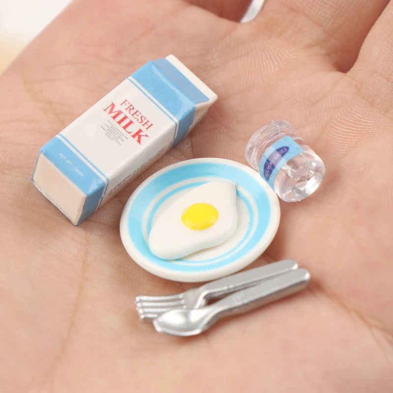 1/12 Scale Miniature Dollhouse Milk & Egg Breakfast Set for Mini Doll Food Play Kids Kitchen Set Accessories Toys
1/12 Scale Miniature Dollhouse Milk & Egg Breakfast Set for Mini Doll Food Play Kids Kitchen Set Accessories Toys