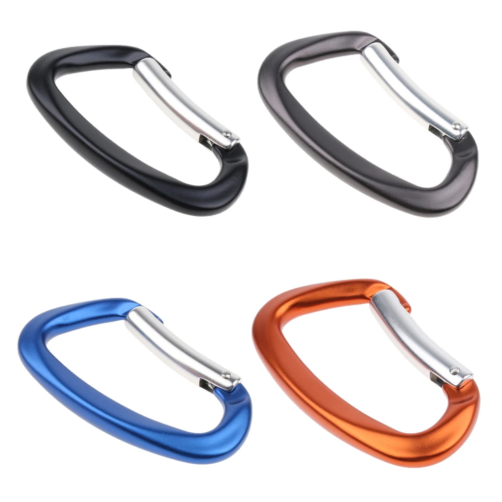 12KN Aluminium Alloy Spring Clip Quickdraw Carabiner Buckle For Climbing Backpack Key Hanging Hook
12KN Aluminium Alloy Spring Clip Quickdraw Carabiner Buckle For Climbing Backpack Key Hanging Hook