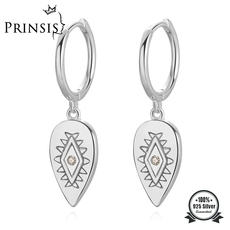 PrinSis 925 Sterling Silver Hanging Earrings For Women Water Drop Eye Dazzling CZ Charm Wedding Party Hoop Earring Gift H001
PrinSis 925 Sterling Silver Hanging Earrings For Women Water Drop Eye Dazzling CZ Charm Wedding Party Hoop Earring Gift H001
