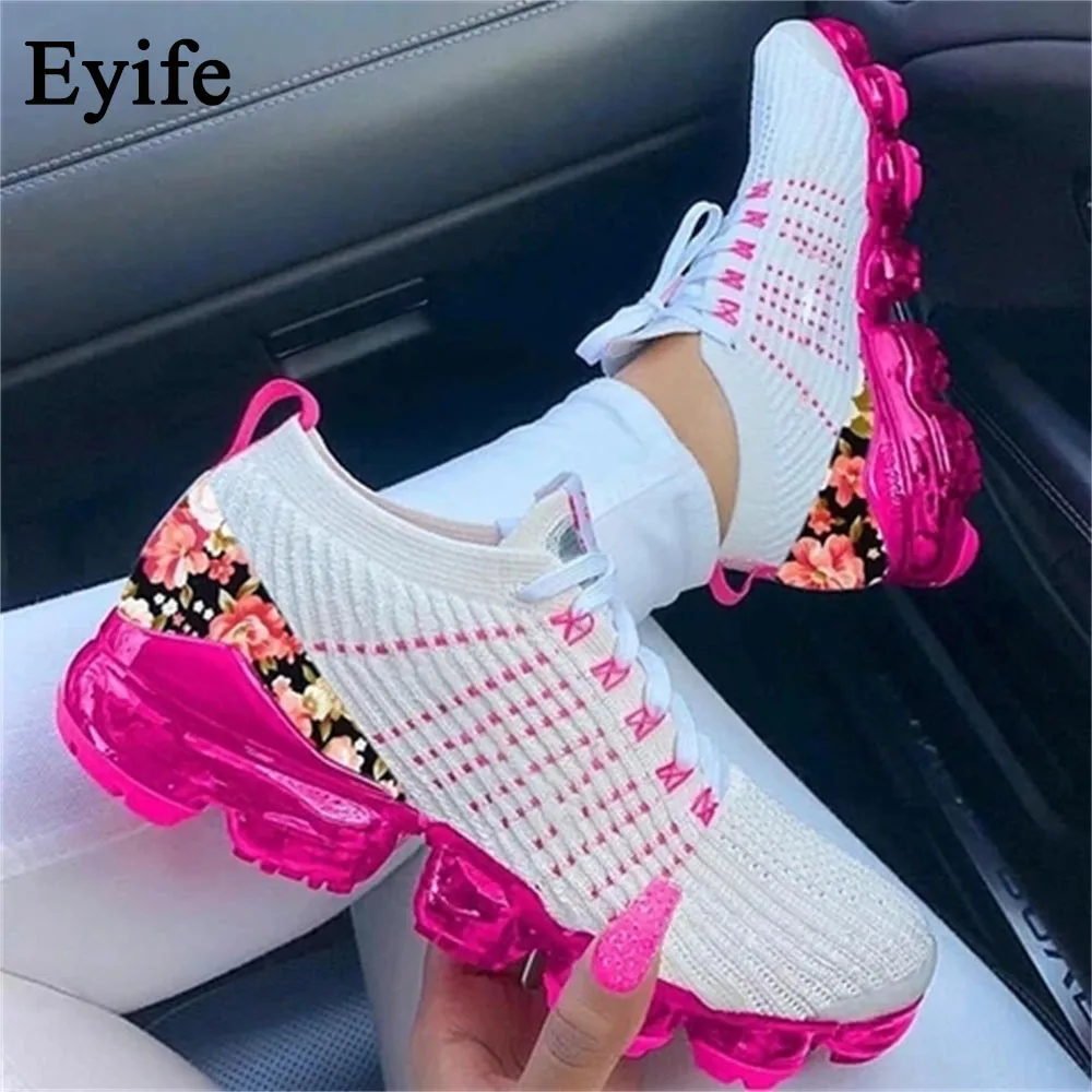 New Floral Sneakers Women 2021 Spring Fashion Knitted Fabric Breathable Ladies Lace Up Comfy Flats 35-43 Large-Sized Sport Shoes
New Floral Sneakers Women 2021 Spring Fashion Knitted Fabric Breathable Ladies Lace Up Comfy Flats 35-43 Large-Sized Sport Shoes