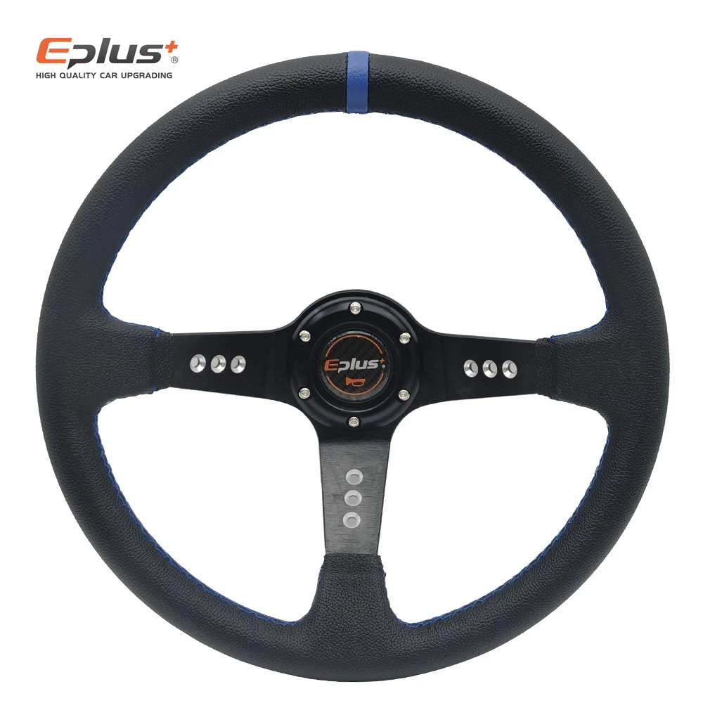 EPLUS Car Sport Steering Wheel PVC Alcantara High Quality Universal 14 Inches 350MM Aluminum Retrofit Modified Volante
EPLUS Car Sport Steering Wheel PVC Alcantara High Quality Universal 14 Inches 350MM Aluminum Retrofit Modified Volante