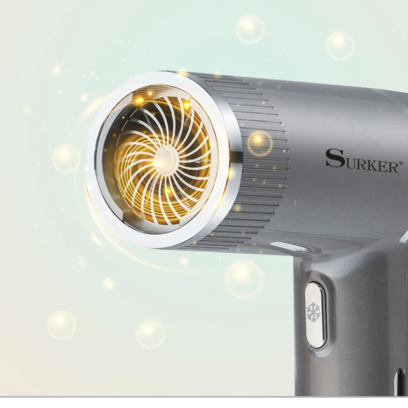 Surker electric hair dryer SK-3810 hair salon UNfoldable handle 5000W power cold hot air negative ion hair care
Surker electric hair dryer SK-3810 hair salon UNfoldable handle 5000W power cold hot air negative ion hair care