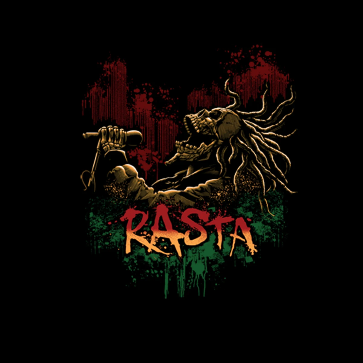 Rasta Skeleton Soul Music Dreadlocks T-Shirt Cotton O-Neck Short Sleeve Men's T Shirt New Size S-3XL
Rasta Skeleton Soul Music Dreadlocks T-Shirt Cotton O-Neck Short Sleeve Men's T Shirt New Size S-3XL