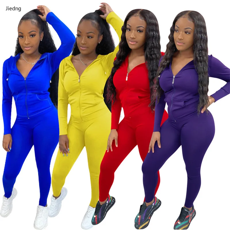 Hooded Collar Pencil Trousers Long Sleeved Trousers Solid Color 2 Two Piece Suit Women's Clothing In Autumn Sports Cassual Sets
Hooded Collar Pencil Trousers Long Sleeved Trousers Solid Color 2 Two Piece Suit Women's Clothing In Autumn Sports Cassual Sets