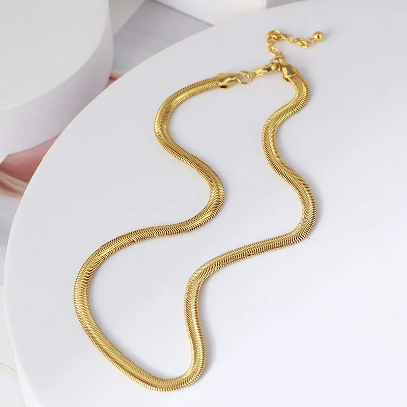 High quality Unisex neutral style snake chain necklace and bracelet anklet set hip hop rock jewelry
High quality Unisex neutral style snake chain necklace and bracelet anklet set hip hop rock jewelry