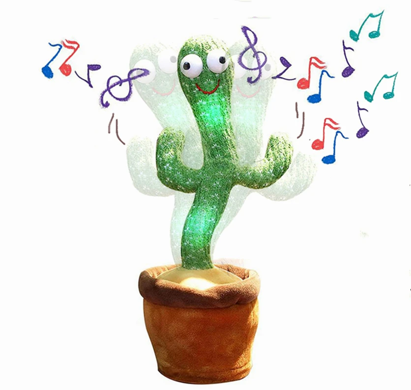 Kid Gifts Decor Electric Cactus Dancing Plush Doll Knit Fabric Dancing Cactus Parrot Recording Talking Baby Early Education Toys
Kid Gifts Decor Electric Cactus Dancing Plush Doll Knit Fabric Dancing Cactus Parrot Recording Talking Baby Early Education Toys