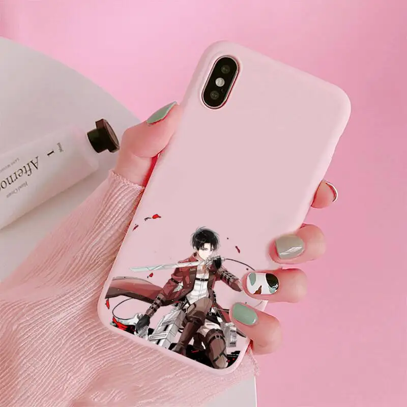 attack on titan Phone Case Candy Color Pink for iPhone 11 pro XS MAX 8 7 6 6S Plus X 5S SE 2020 XR
attack on titan Phone Case Candy Color Pink for iPhone 11 pro XS MAX 8 7 6 6S Plus X 5S SE 2020 XR