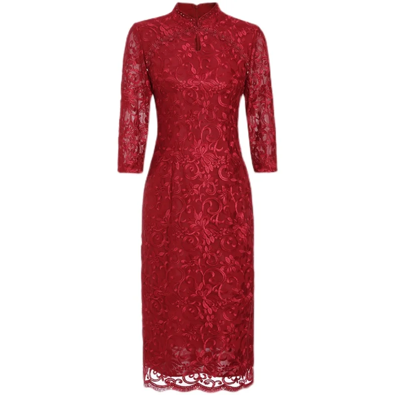 4xl 3xl женское платье 2021 осень вечерние невесты Матери Vestido Allover Lurex вышивка 3/4 рукав Миди облегающее платье Female0
4xl 3xl женское платье 2021 осень вечерние невесты Матери Vestido Allover Lurex вышивка 3/4 рукав Миди облегающее платье Female0