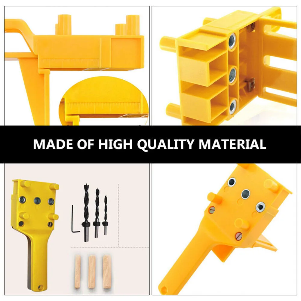 Straight Hole Locator Drilling Locator Yellow 38-piece 7.87x2.76 Inches Drill Pin Guide Sleeve Plastic + Metal
Straight Hole Locator Drilling Locator Yellow 38-piece 7.87x2.76 Inches Drill Pin Guide Sleeve Plastic + Metal