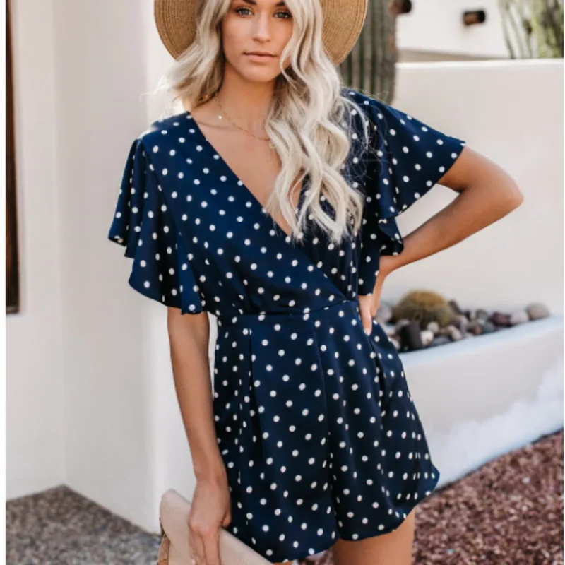 Женский пляжный комбинезон, мини-комбинезон в горошек, с V-образным вырезом, большие размеры, с коротким рукавом, трапециевидный силуэт, лето...
Женский пляжный комбинезон, мини-комбинезон в горошек, с V-образным вырезом, большие размеры, с коротким рукавом, трапециевидный силуэт, лето...