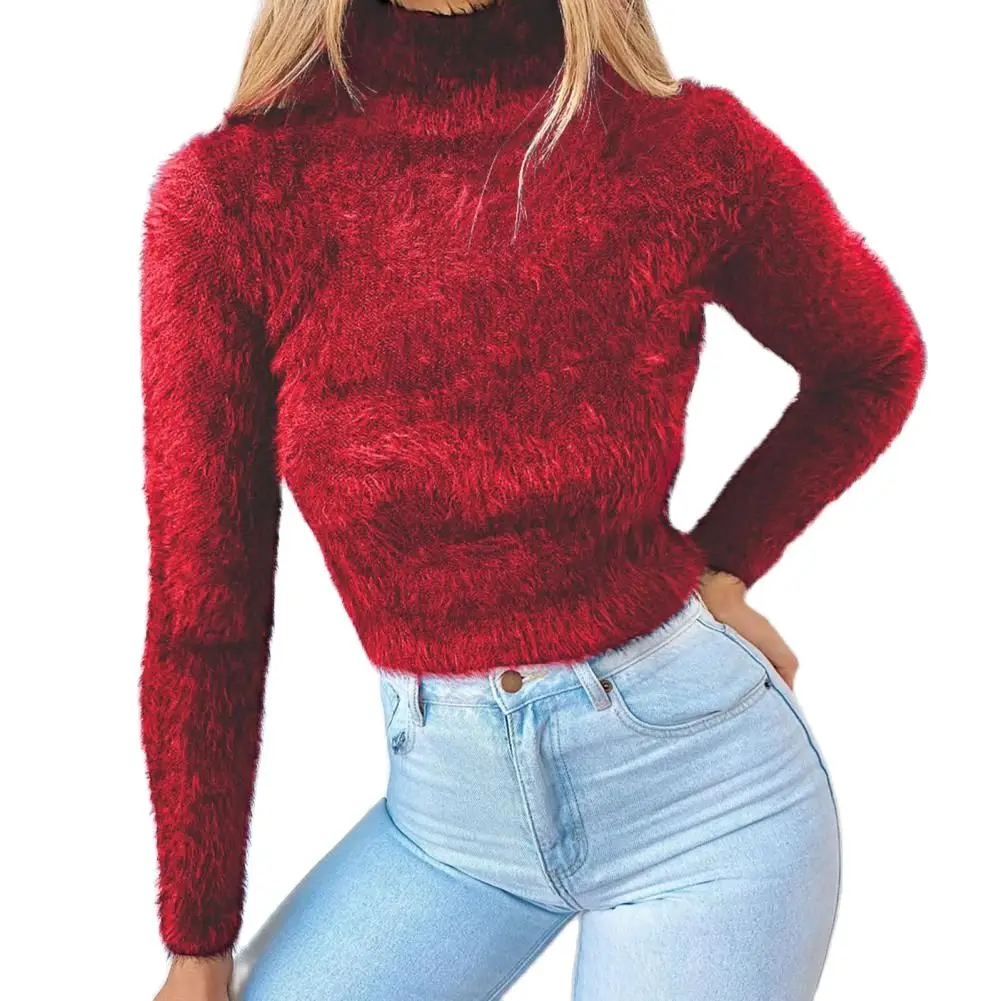 Knitted Blouses Jumper Plush Design Sweater Fluff Plush Thicken Ladies Simple Sweater Blouse Shirt Top
Knitted Blouses Jumper Plush Design Sweater Fluff Plush Thicken Ladies Simple Sweater Blouse Shirt Top