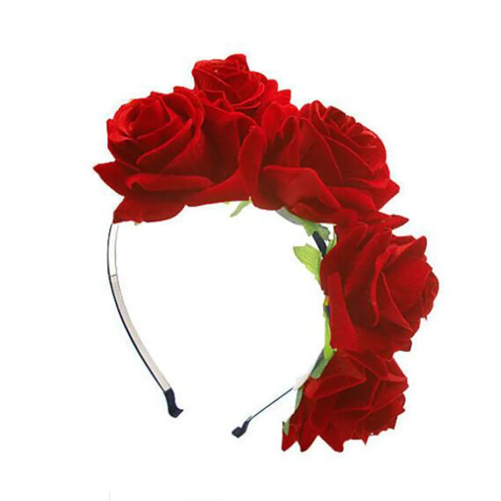 Women's Oversized Large Rose Flower Headband Floral Crown Wreath Garland Halo Hairpiece Wedding Festival Hair Headband
Women's Oversized Large Rose Flower Headband Floral Crown Wreath Garland Halo Hairpiece Wedding Festival Hair Headband