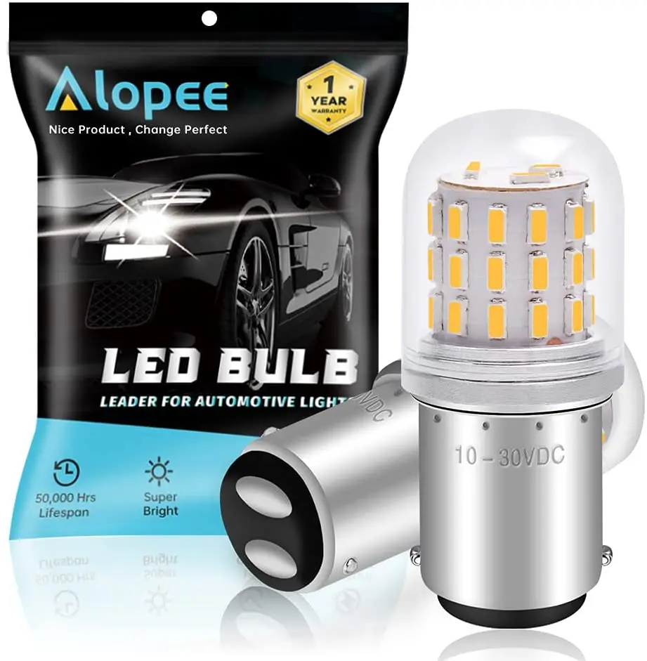2PCS 1142 BA15D 1176 39 SMD LED Bulbs Car Interior RV Camper Trailer Lighting Boat Yard Light Tail Bulbs Warm White 9-30V DC
2PCS 1142 BA15D 1176 39 SMD LED Bulbs Car Interior RV Camper Trailer Lighting Boat Yard Light Tail Bulbs Warm White 9-30V DC