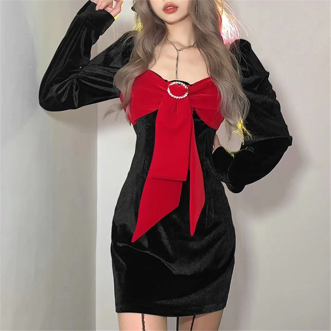 Однотонное платье-мини с длинным рукавом, соблазнительное вечернее платье с длинным рукавом, базовое платье для выпускного вечера, 2022
Однотонное платье-мини с длинным рукавом, соблазнительное вечернее платье с длинным рукавом, базовое платье для выпускного вечера, 2022