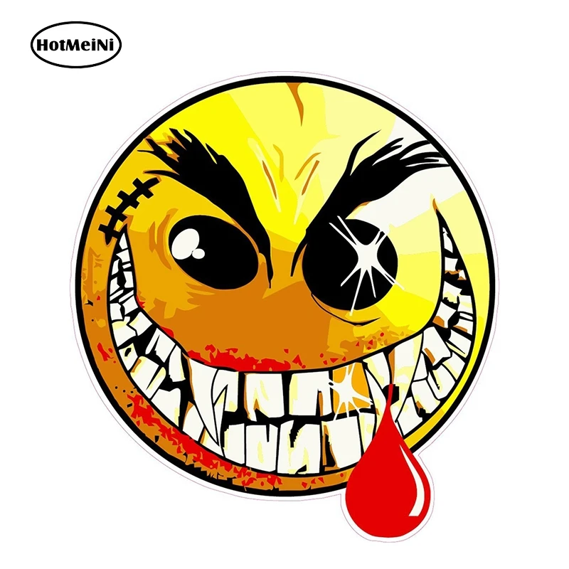 Small TownHotMeiNi 13cm X 12cm Evil Smiley Face Sticker Vinyl Decal Funny Car Bumper Car Styling Laptop Stickers Waterproof Deco
Small TownHotMeiNi 13cm X 12cm Evil Smiley Face Sticker Vinyl Decal Funny Car Bumper Car Styling Laptop Stickers Waterproof Deco