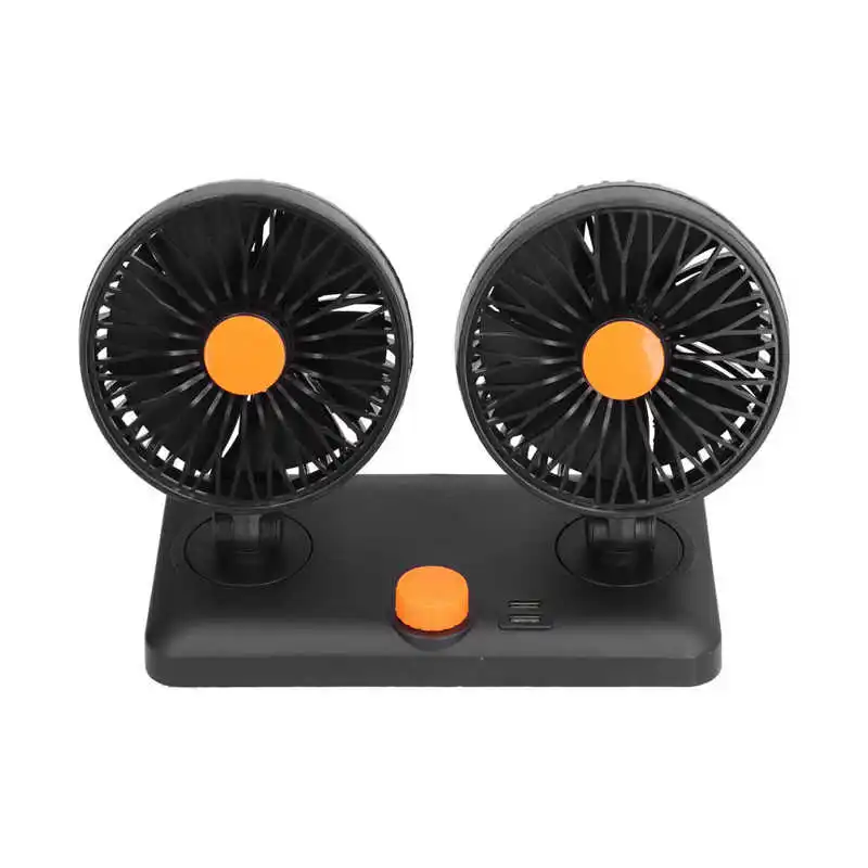 Car Air Cooling Fan Dual Head Universal USB Cooling Device 360 Degree Adjustable Round Low Noise Car Accessories
Car Air Cooling Fan Dual Head Universal USB Cooling Device 360 Degree Adjustable Round Low Noise Car Accessories