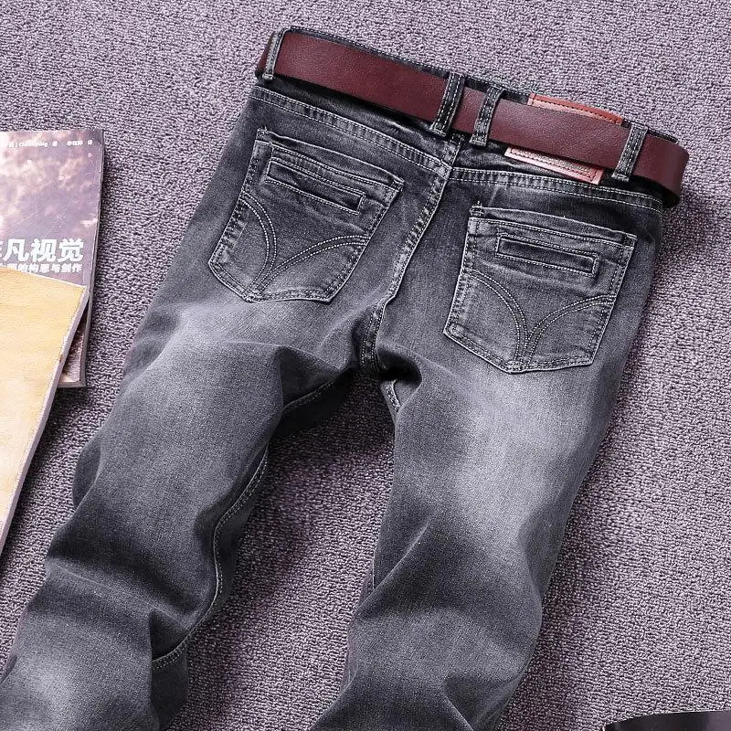 New Arrivals Men's Fashion Stretch Jeans Slim Fit Straight Denim Pants Vintage Trousers
New Arrivals Men's Fashion Stretch Jeans Slim Fit Straight Denim Pants Vintage Trousers