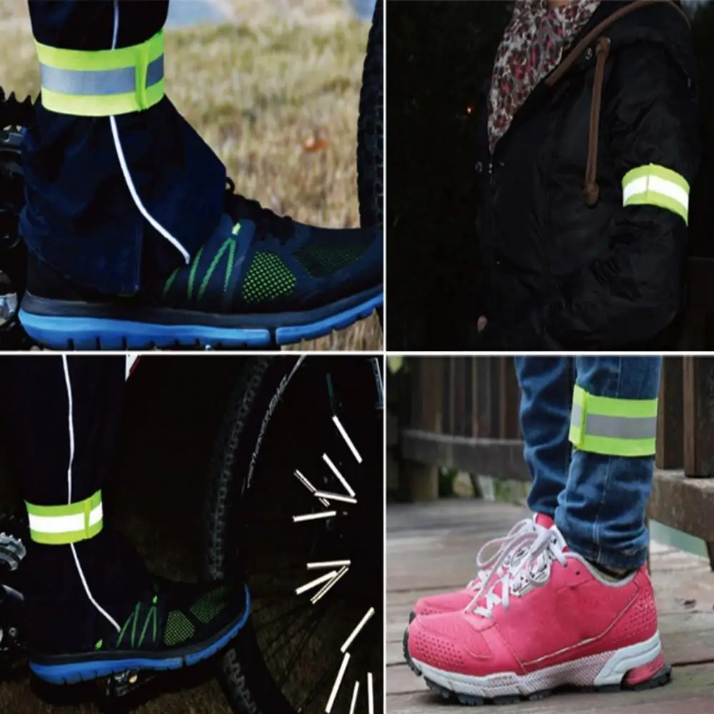 Practical Warning Safety Reflective Armband Belt Strap for Night Running Cycling | Спорт и развлечения