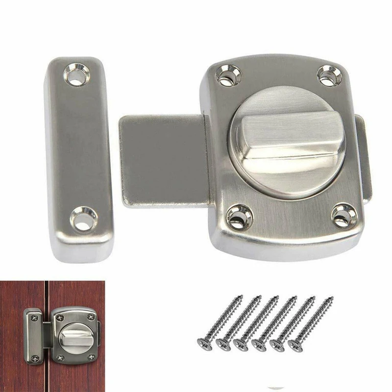 Privacy WC Latch Vacant Engaged Door Lock Toilet Shower Cubicles & Bathroom Turn Twist Bolt Privacy Catch Manija De Puerta
Privacy WC Latch Vacant Engaged Door Lock Toilet Shower Cubicles & Bathroom Turn Twist Bolt Privacy Catch Manija De Puerta