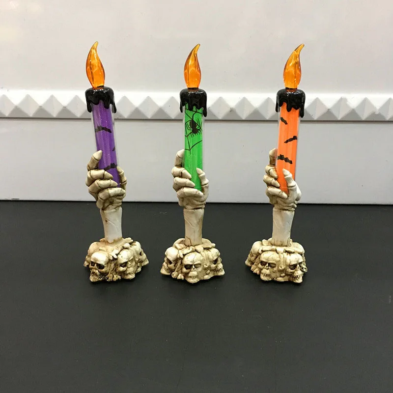 Electric Candle Lamp Halloween Ghost Hand LED Candle Light Glowing Night Light Skull Light Party Atmosphere Decoration Props
Electric Candle Lamp Halloween Ghost Hand LED Candle Light Glowing Night Light Skull Light Party Atmosphere Decoration Props