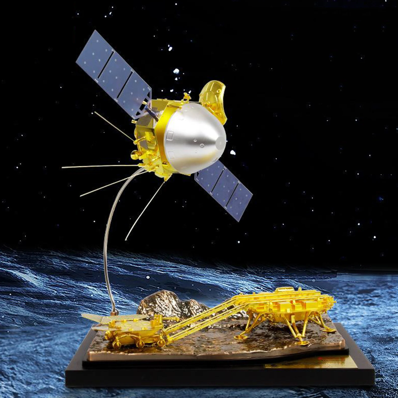 Space Mars Exploration Rover 3D Metal Alloy Model Tianwen-1 Model 
Space Mars Exploration Rover 3D Metal Alloy Model Tianwen-1 Model
