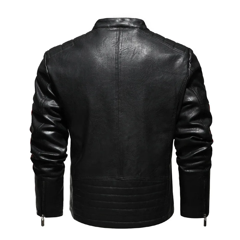 KIOVNO Men's Pu Leather Jacket Coats Embroidery Motorcycle Faux Leather Jackets Outwear For Male Windbreak Size M-4XL
KIOVNO Men's Pu Leather Jacket Coats Embroidery Motorcycle Faux Leather Jackets Outwear For Male Windbreak Size M-4XL